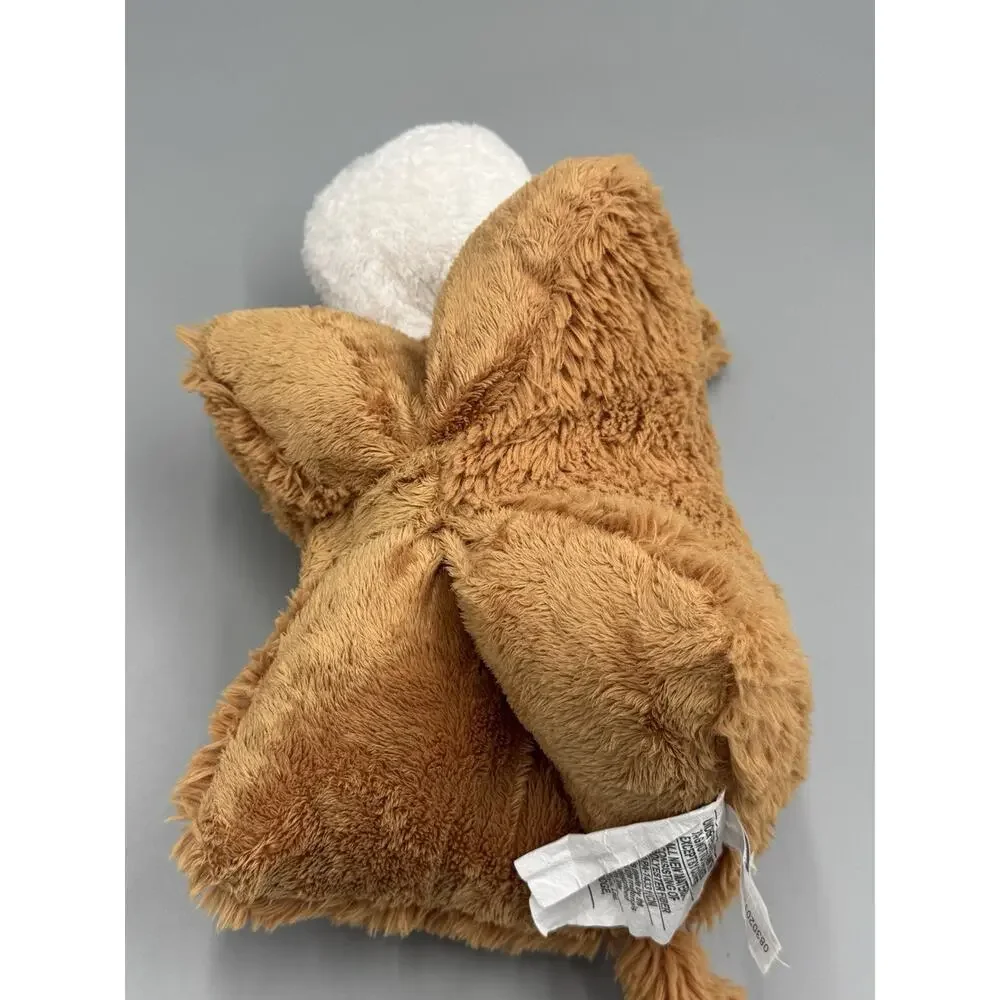 Sears Puppy Dog Brown Tan White Pillow Plush 11 Inch Stuffed Animal